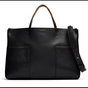 Tory Burch Accessories — Black Block-T Tote
